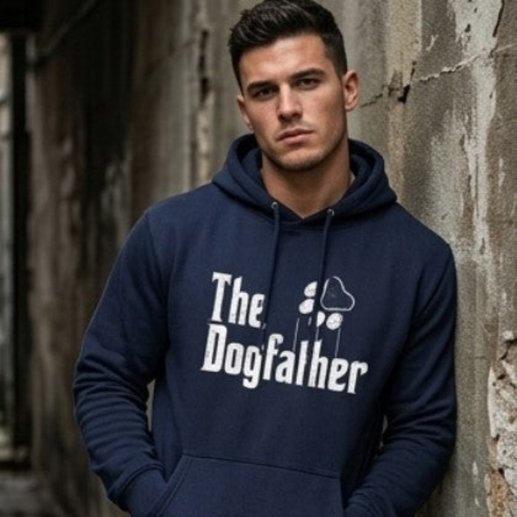 The Dogfather distressed graphic unisex hoodie - view 5 - Reborn XII