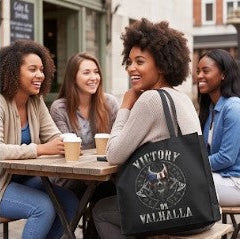 Victory Or Valhalla - Tote Bag