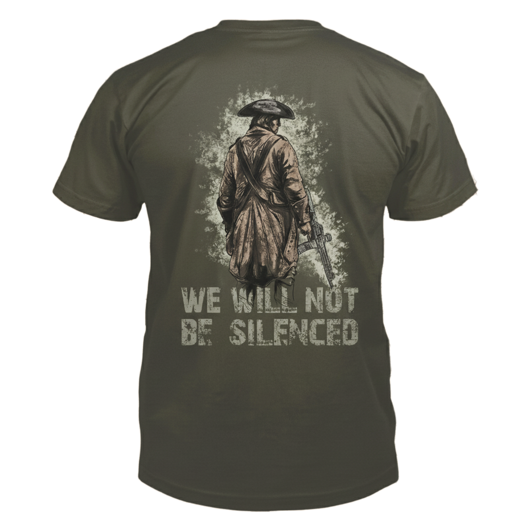 Colonial Minuteman distressed graphic men's T-shirt - view 8 - Reborn XII