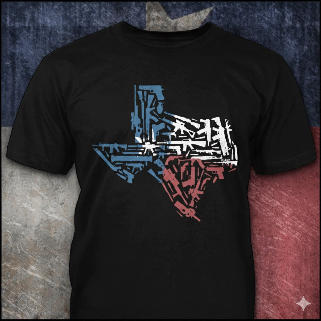 Texas Territory distressed graphic men's T-shirt from Reborn XII