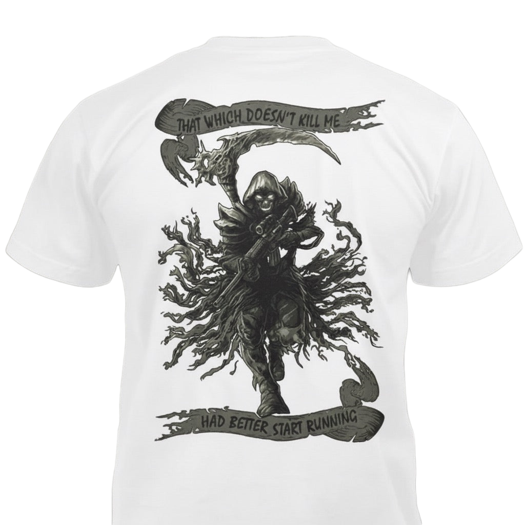 Fear The Reaper distressed graphic men's T-shirt - view 9 - Reborn XII
