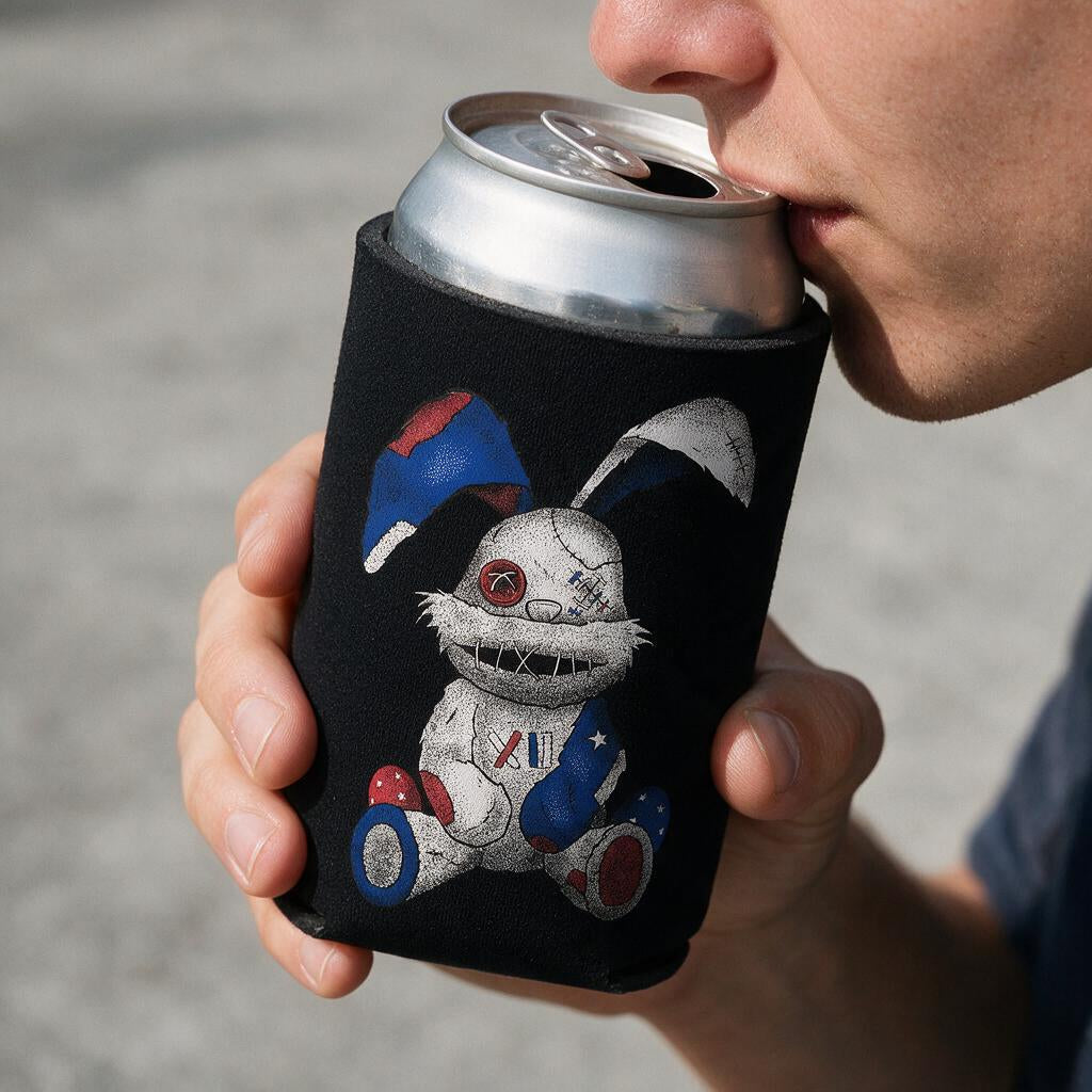 Stitched Bunny - Can Cooler 6-Pack