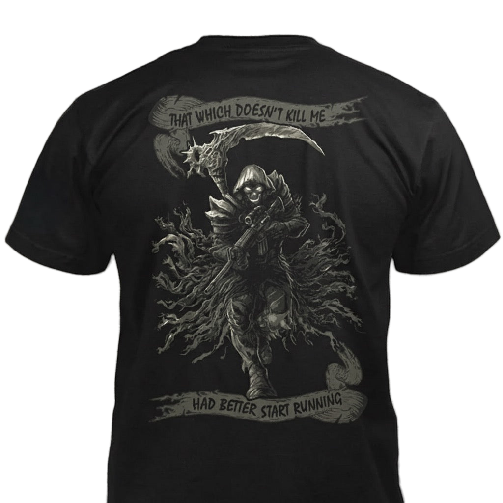 Fear The Reaper distressed graphic men's T-shirt - view 10 - Reborn XII