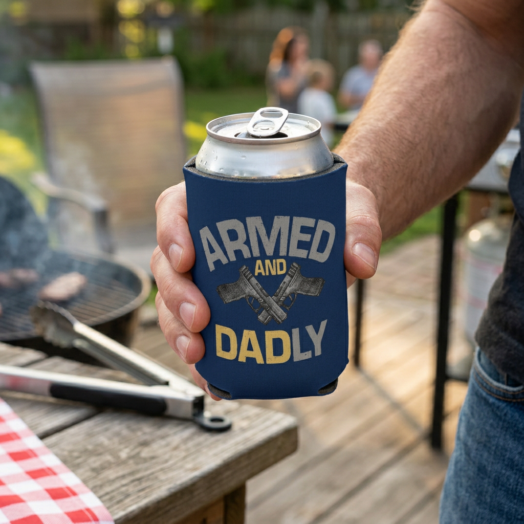 Armed And Dadly - Can Cooler 6-Pack