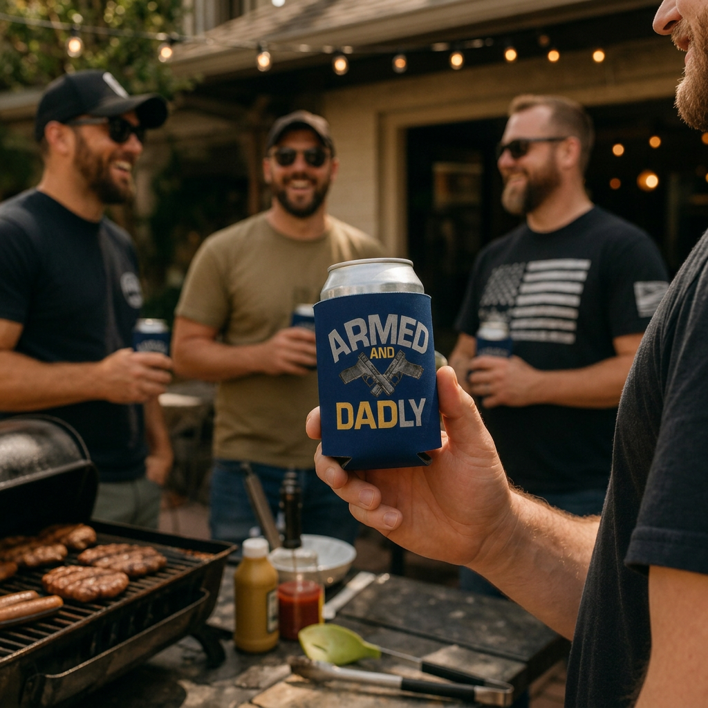Armed And Dadly - Can Cooler 6-Pack