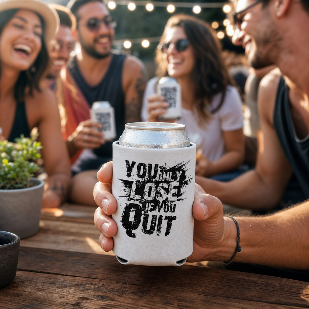 You Only Lose If You Quit - Can Cooler 6-Pack