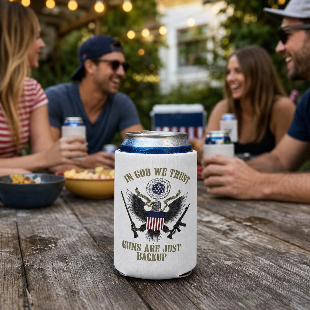 In God We Trust - Can Cooler 6-Pack