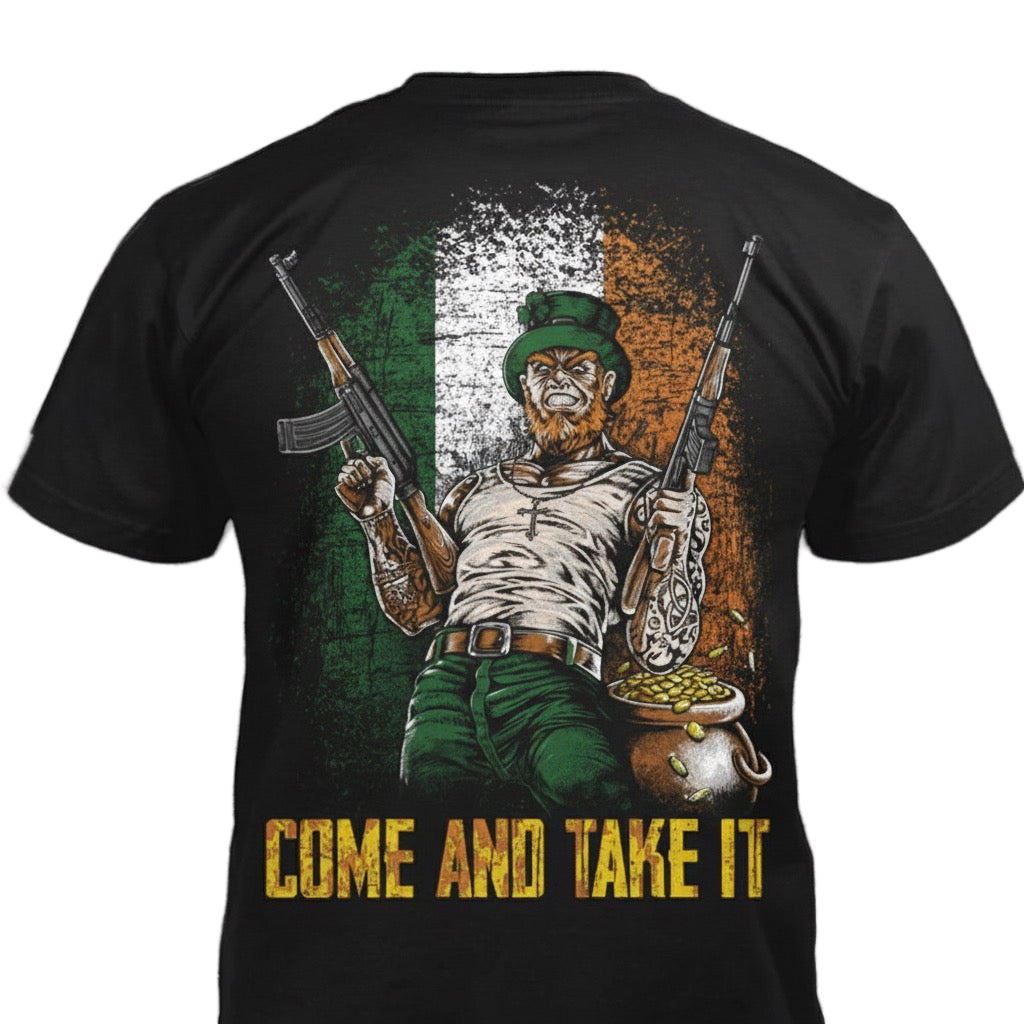 Come And Take It distressed graphic men's T-shirt - view 8 - Reborn XII