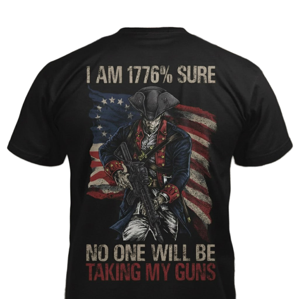 1776% Sure distressed graphic men's T-shirt - view 7 - Reborn XII