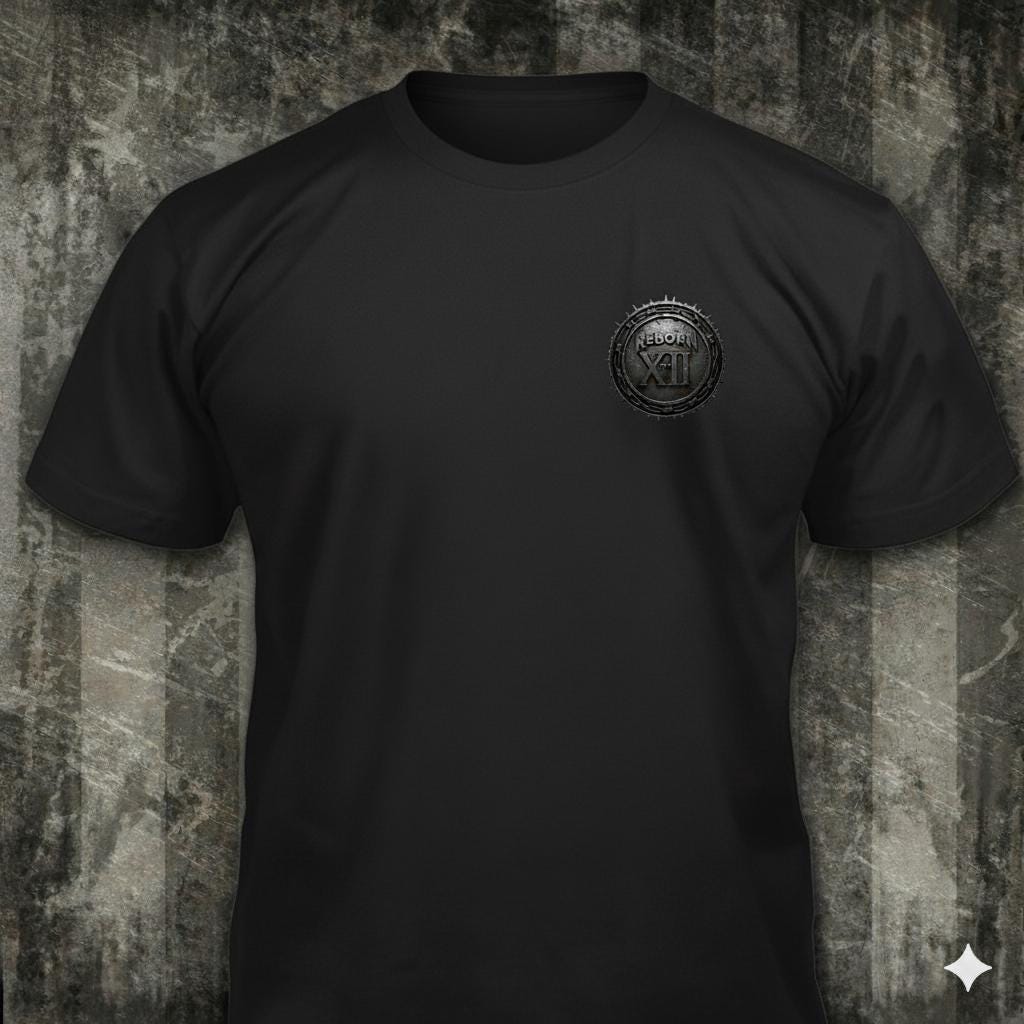 Tactical Santa distressed graphic men's T-shirt - view 2 - Reborn XII