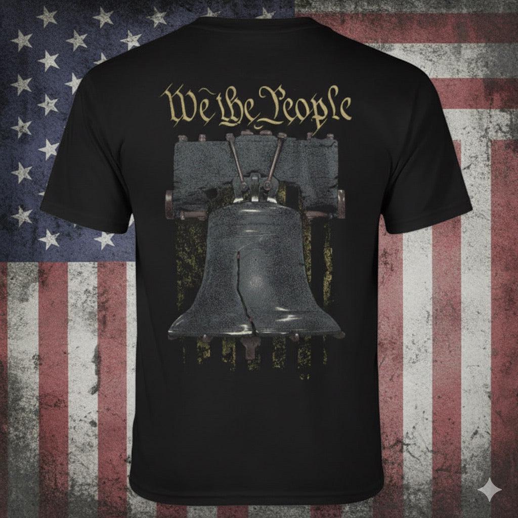 Liberty Rings distressed graphic men's T-shirt - view 2 - Reborn XII