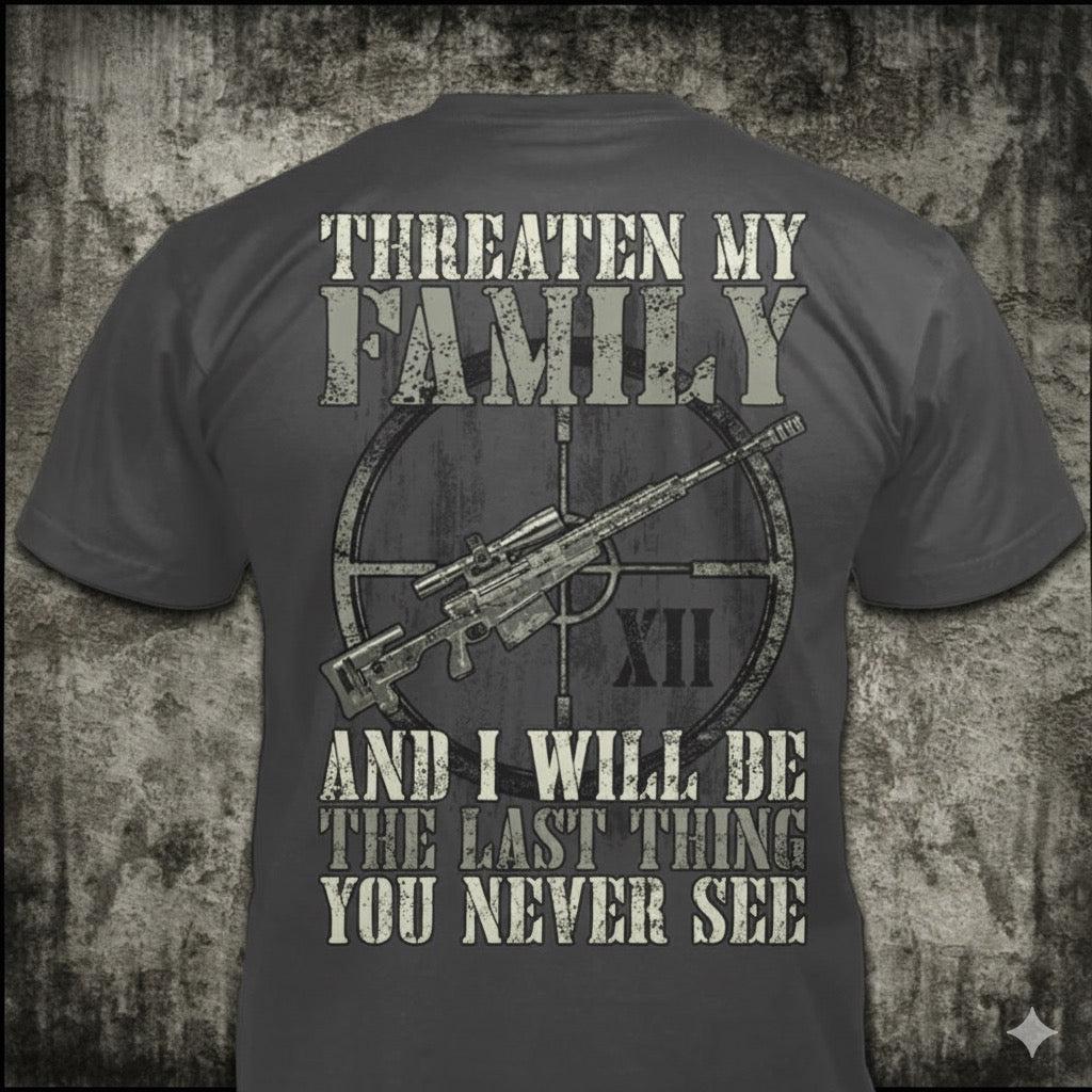 Last Thing You Never See distressed graphic men's T-shirt from Reborn XII