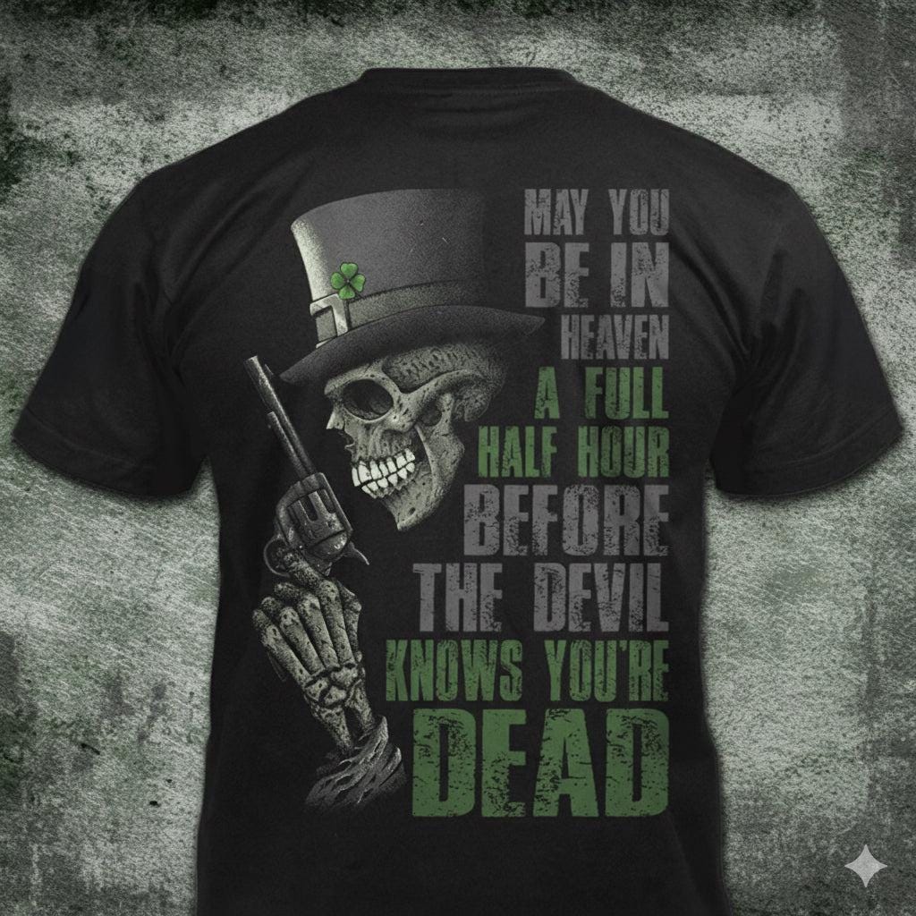 Irish Blessing distressed graphic men's T-shirt from Reborn XII