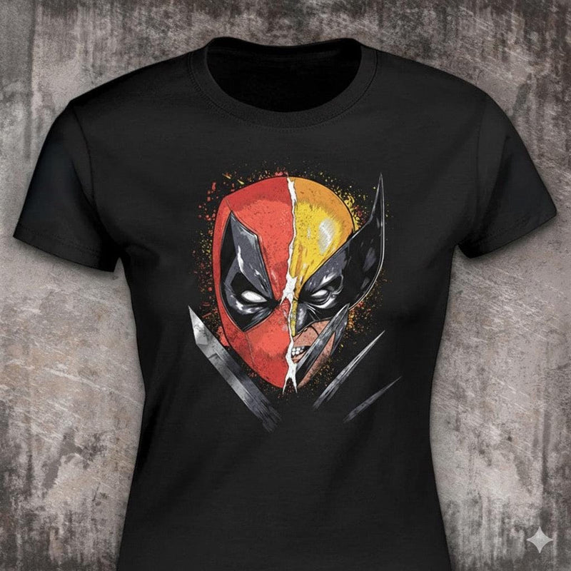 Mercenary Mutant distressed graphic women's T-shirt - view 2 - Reborn XII