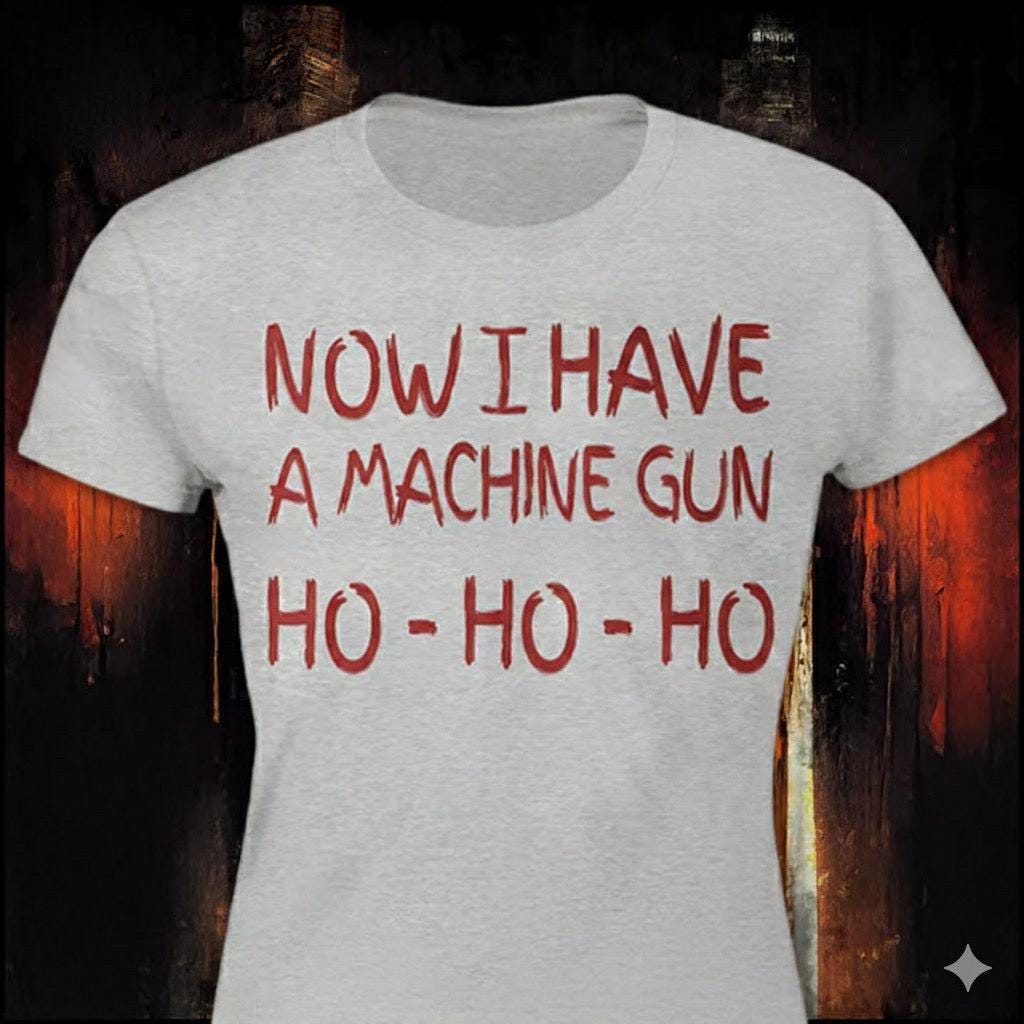 Ho-Ho-Ho distressed graphic women's T-shirt from Reborn XII