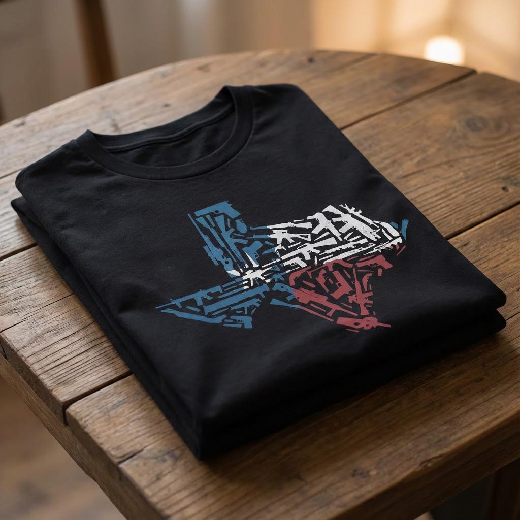 Texas Territory distressed graphic men's T-shirt - view 5 - Reborn XII