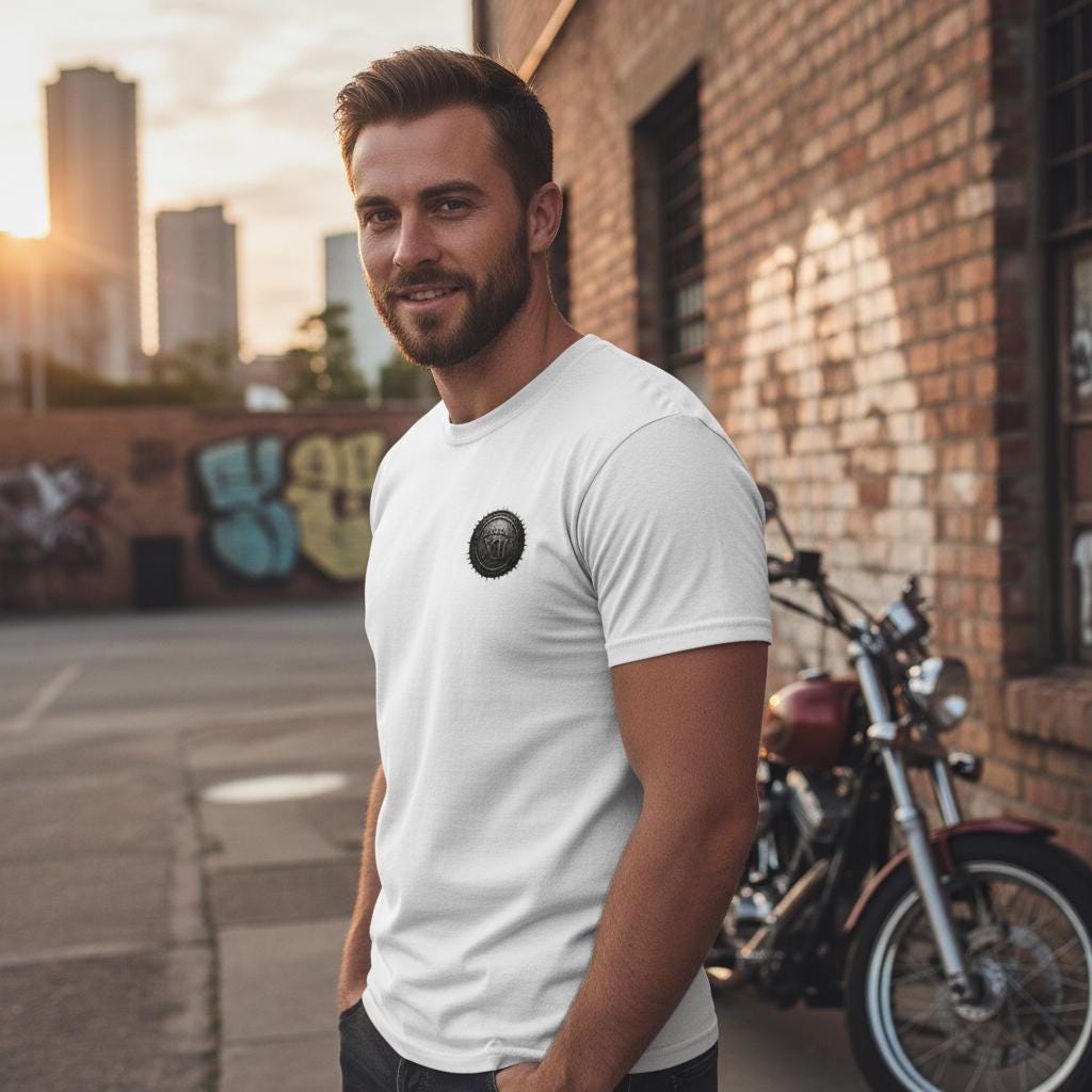 Archangels distressed graphic men's T-shirt - view 3 - Reborn XII