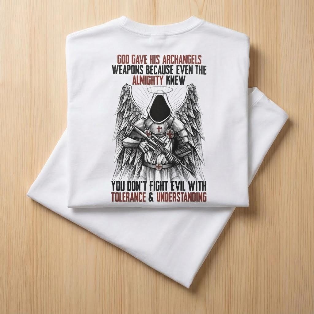 Archangels distressed graphic men's T-shirt - view 5 - Reborn XII