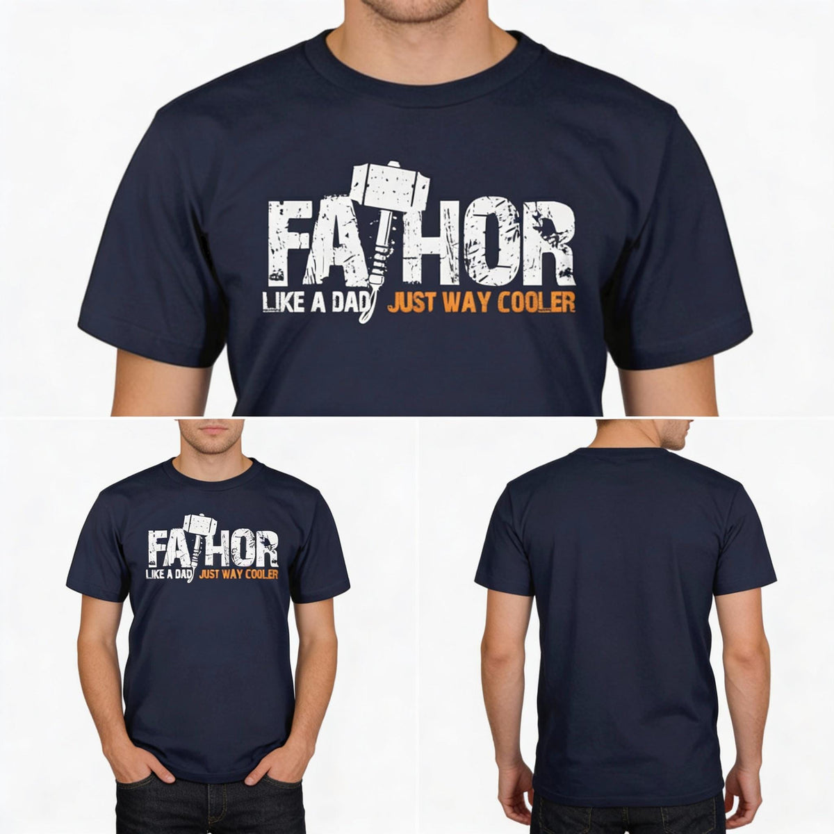 Fathor distressed graphic men's T-shirt - view 4 - Reborn XII