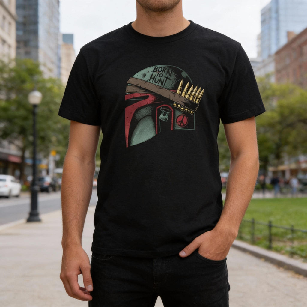 Born To Hunt distressed graphic men's T-shirt - view 6 - Reborn XII