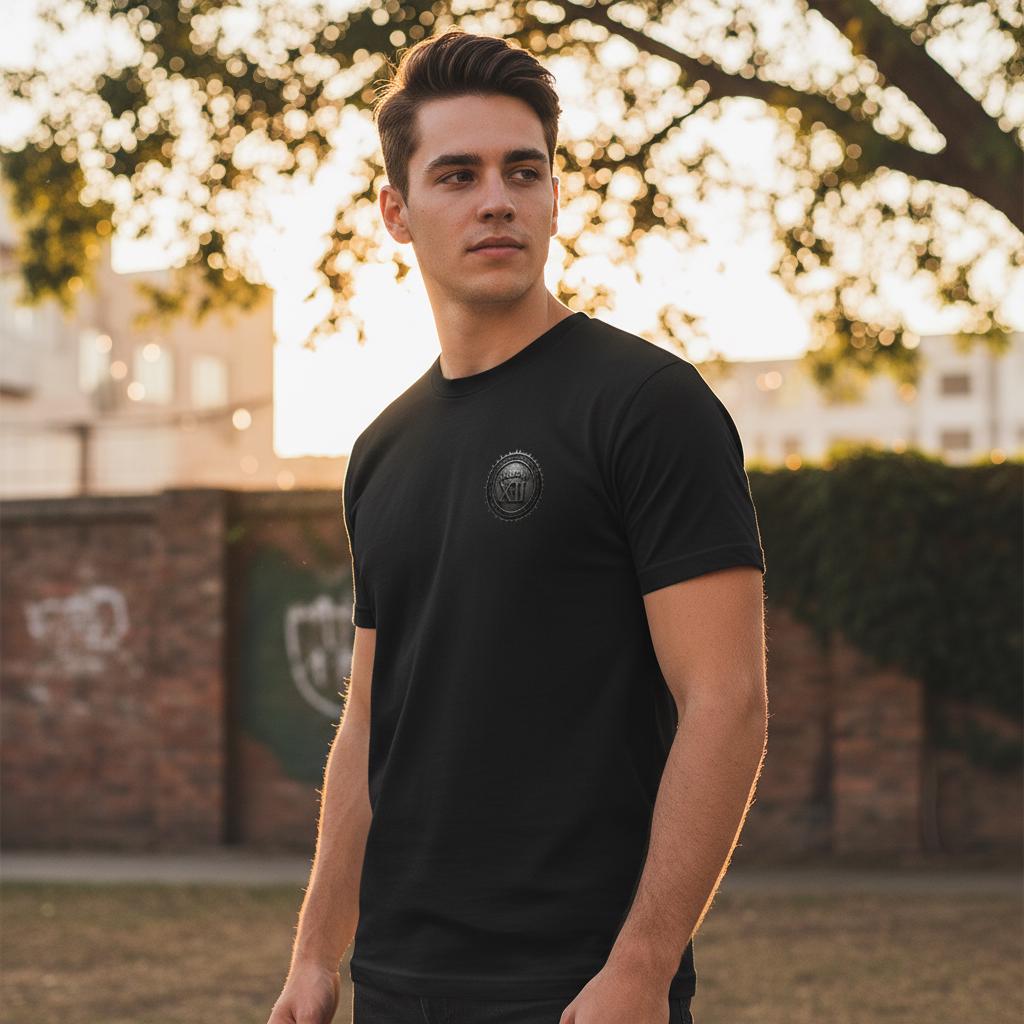 Hello Darkness distressed graphic men's T-shirt - view 3 - Reborn XII