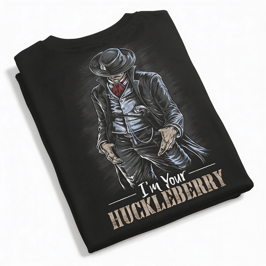 I'm Your Huckleberry distressed graphic men's T-shirt - view 3 - Reborn XII