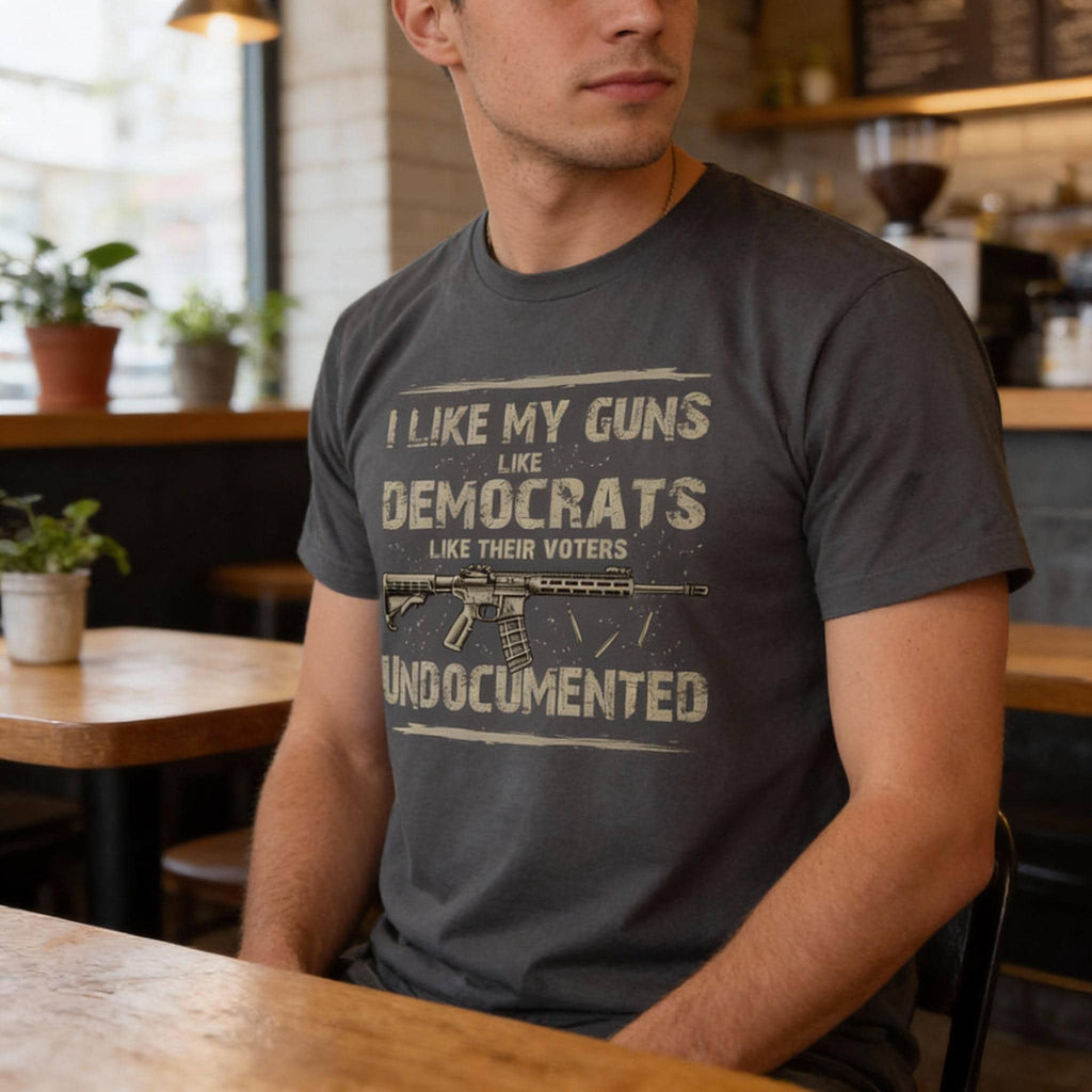 Undocumented distressed graphic men's T-shirt - view 9 - Reborn XII