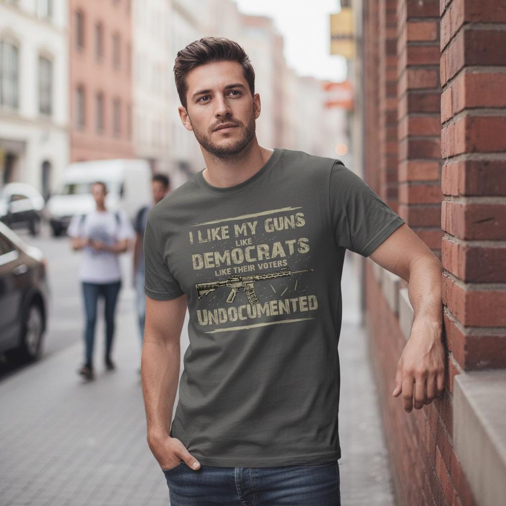 Undocumented distressed graphic men's T-shirt - view 8 - Reborn XII