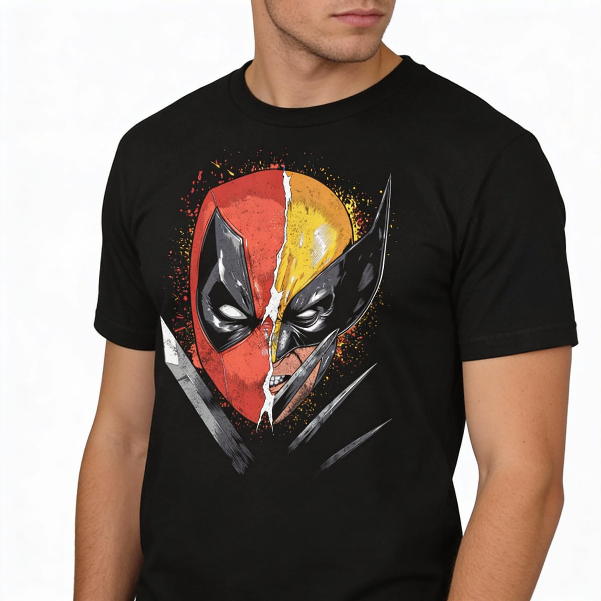 Mercenary Mutant distressed graphic men's T-shirt - view 6 - Reborn XII