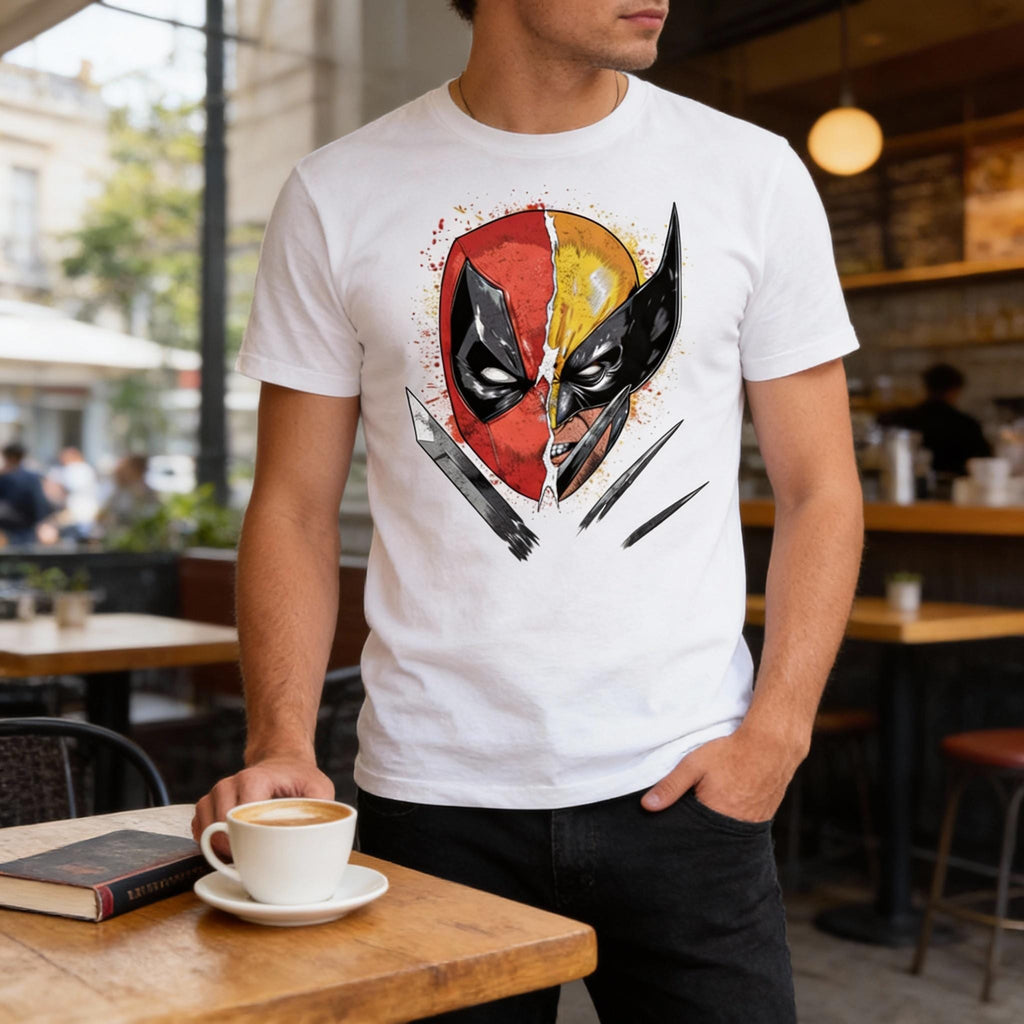 Mercenary Mutant distressed graphic men's T-shirt - view 3 - Reborn XII