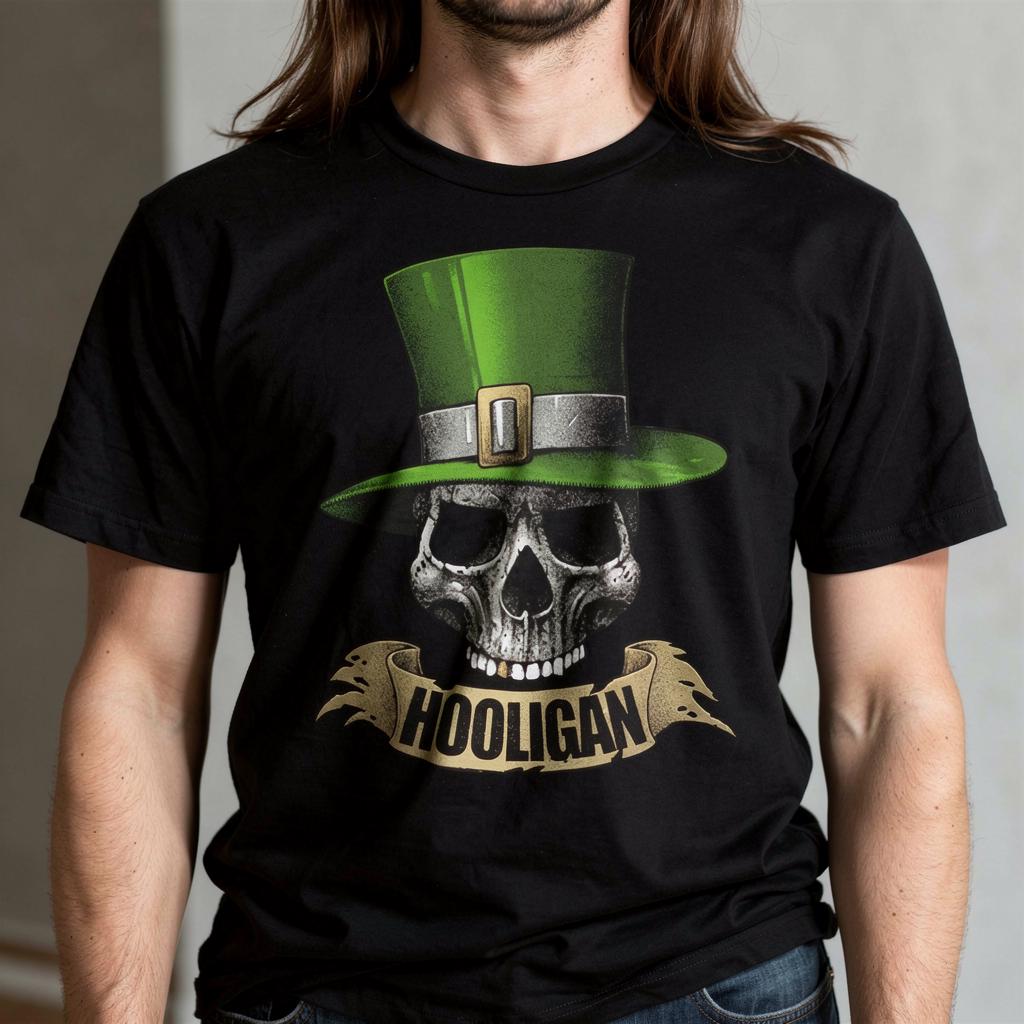 Hooligan distressed graphic men's T-shirt - view 3 - Reborn XII