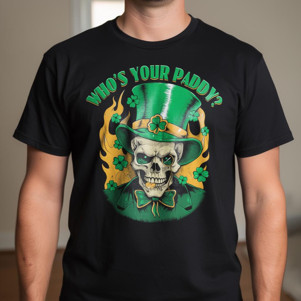 Irish Gentleman distressed graphic men's T-shirt - view 2 - Reborn XII