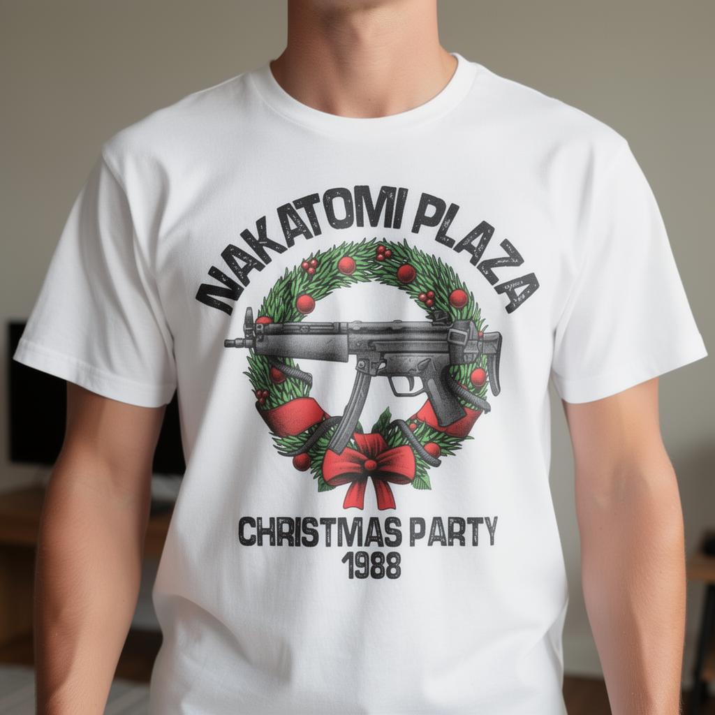 Nakatomi Plaza distressed graphic men's T-shirt - view 6 - Reborn XII