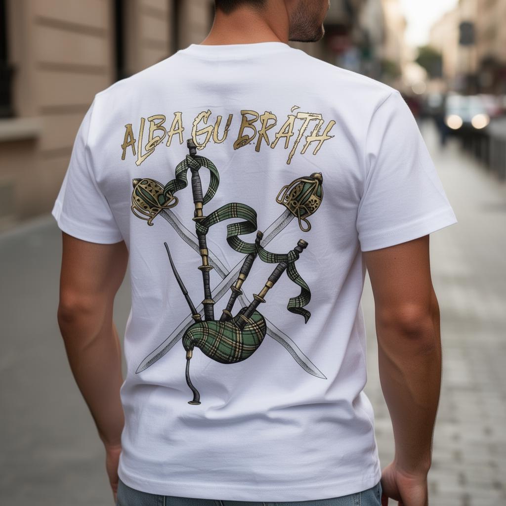 Scotland Forever distressed graphic men's T-shirt - view 7 - Reborn XII