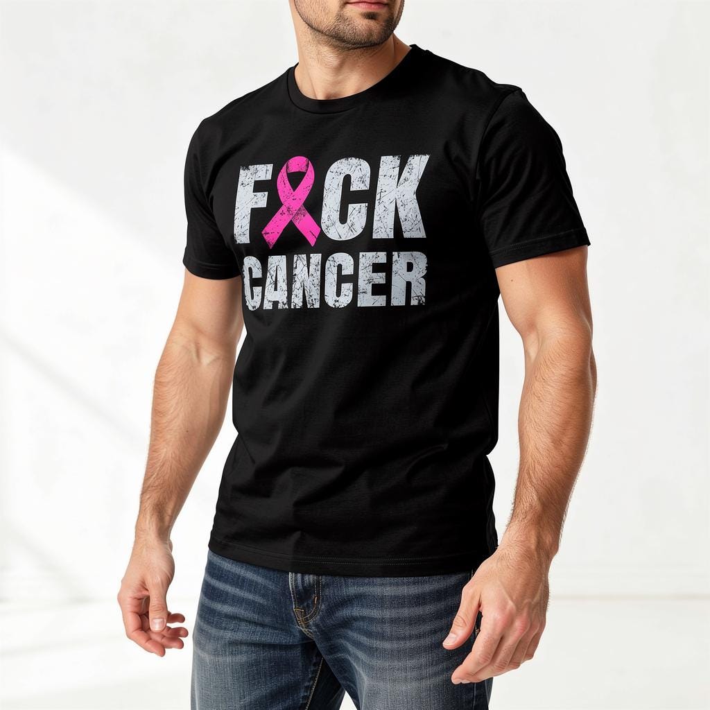 Stand Against Breast Cancer distressed graphic men's T-shirt - view 3 - Reborn XII