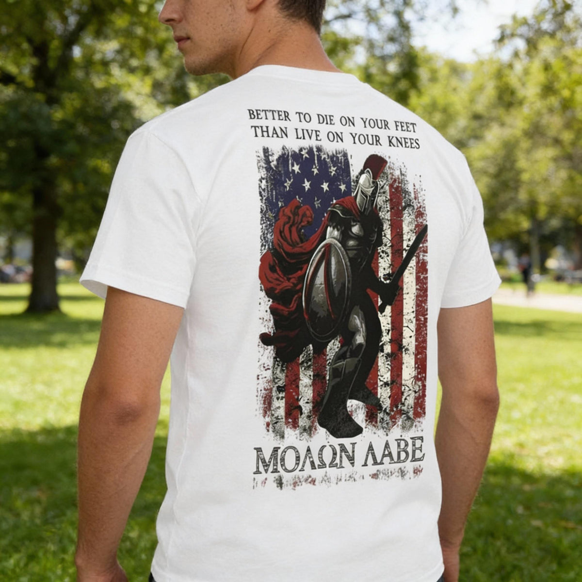 Die On Your Feet distressed graphic men's T-shirt - view 6 - Reborn XII