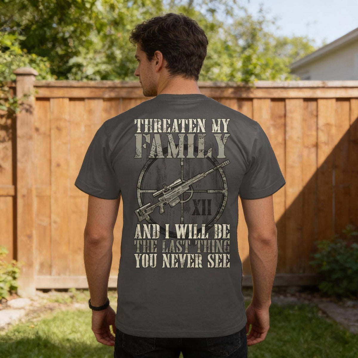 Last Thing You Never See distressed graphic men's T-shirt - view 4 - Reborn XII