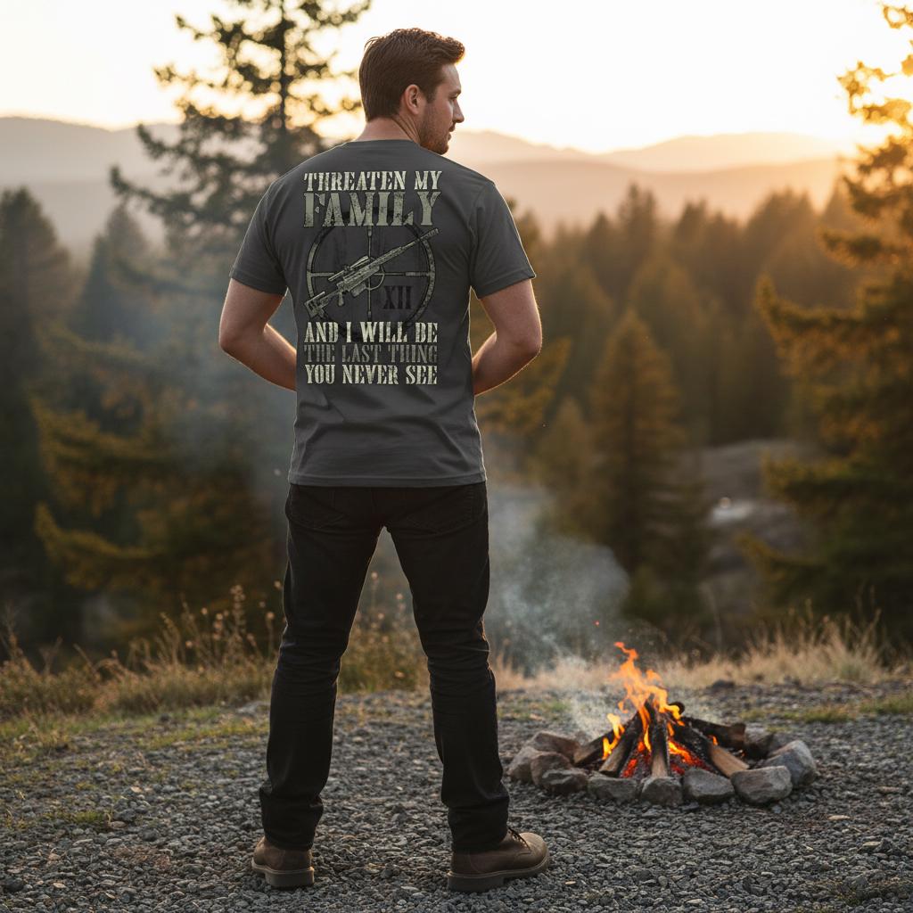 Last Thing You Never See distressed graphic men's T-shirt - view 5 - Reborn XII