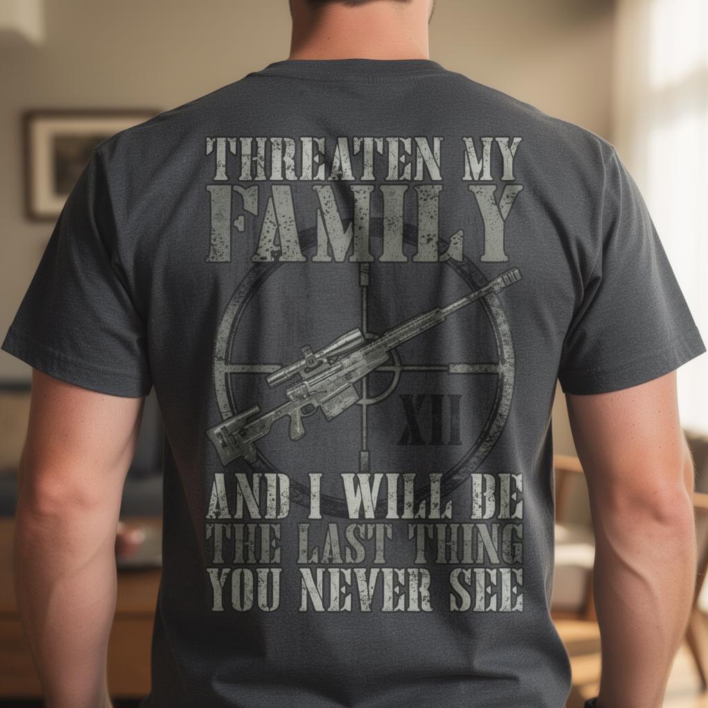 Last Thing You Never See distressed graphic men's T-shirt - view 3 - Reborn XII