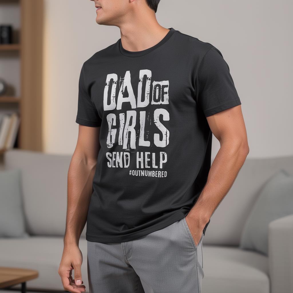 Outnumbered distressed graphic men's T-shirt - view 4 - Reborn XII