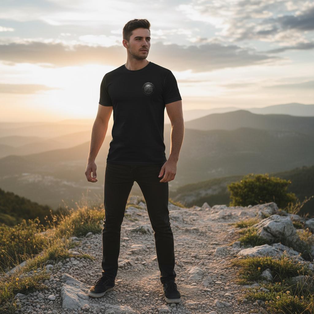 He Is Risen distressed graphic men's T-shirt - view 4 - Reborn XII