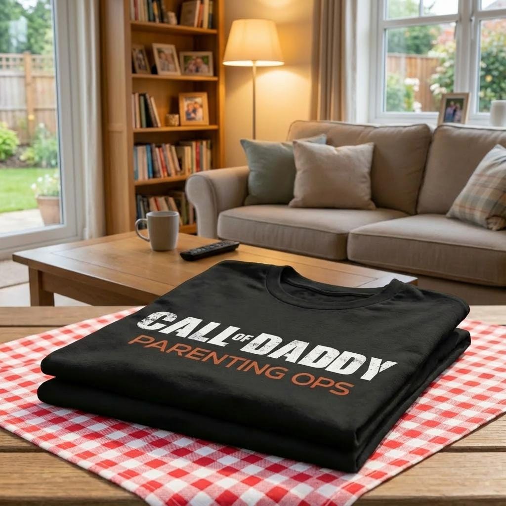 Call Of Daddy distressed graphic men's T-shirt - view 7 - Reborn XII