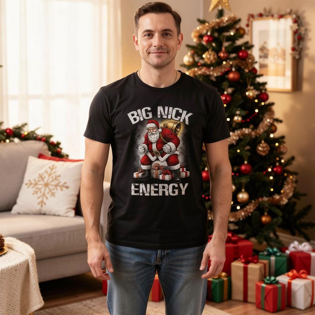 Big Nick Energy distressed graphic men's T-shirt - view 4 - Reborn XII