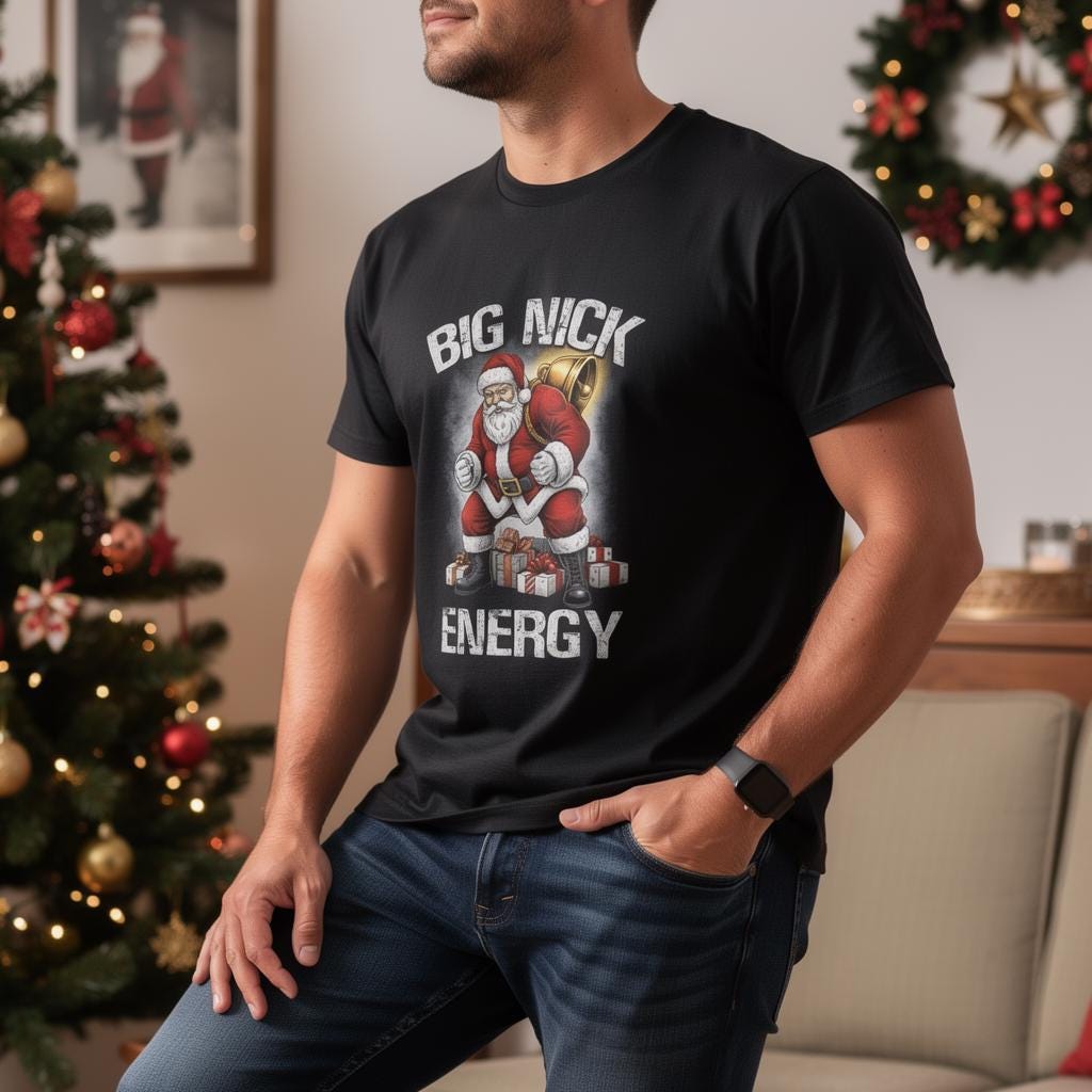 Big Nick Energy distressed graphic men's T-shirt - view 5 - Reborn XII