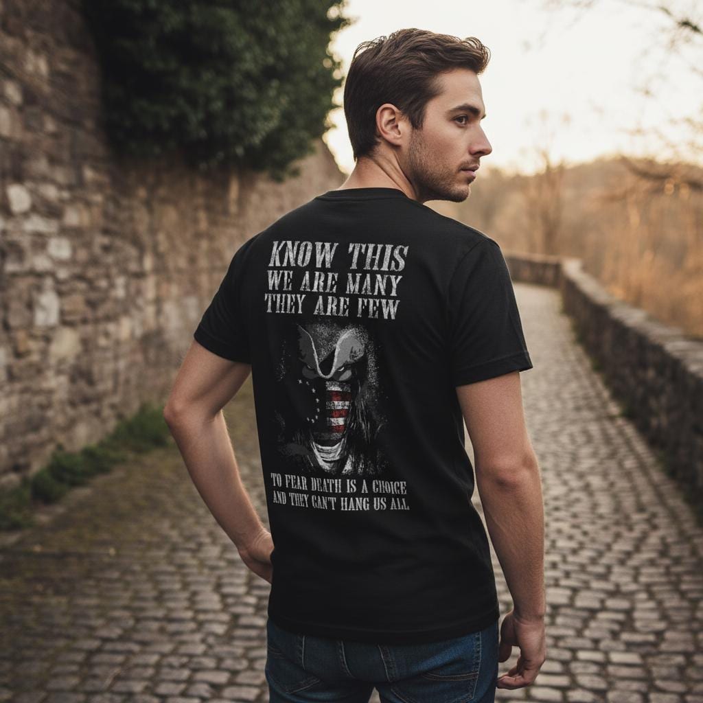 Can't Hang Us All distressed graphic men's T-shirt - view 3 - Reborn XII