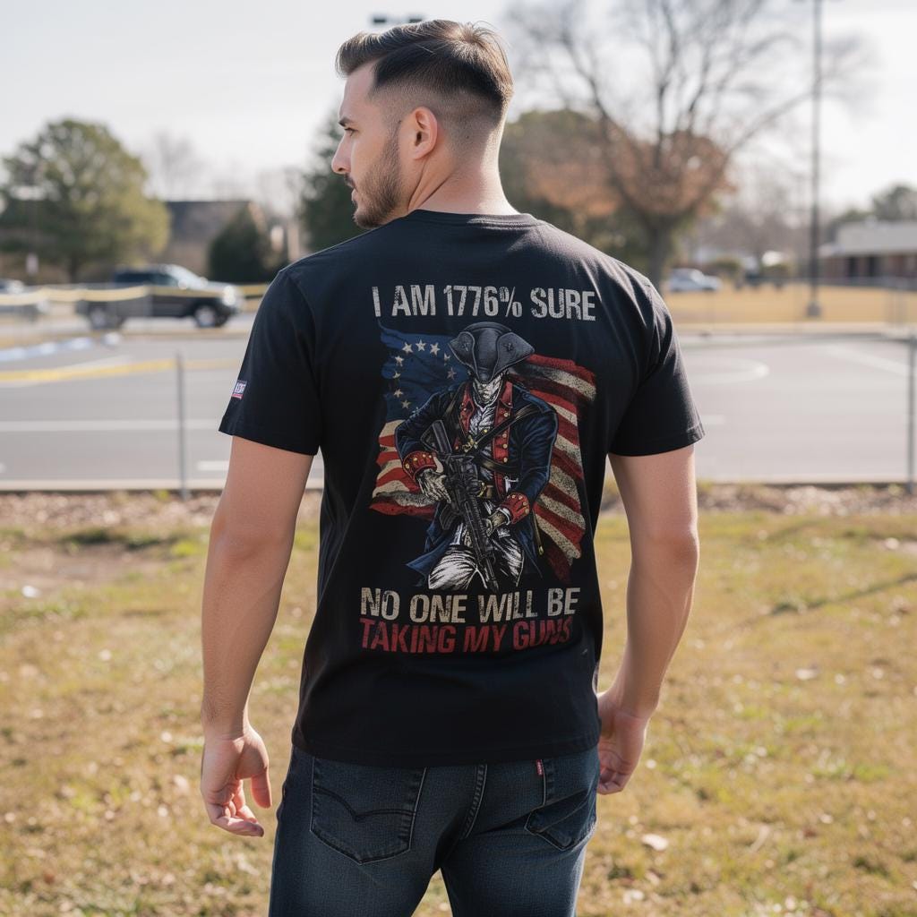 1776% Sure distressed graphic men's T-shirt - view 3 - Reborn XII