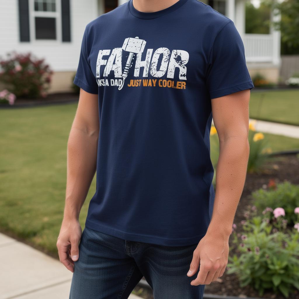 Fathor distressed graphic men's T-shirt - view 5 - Reborn XII