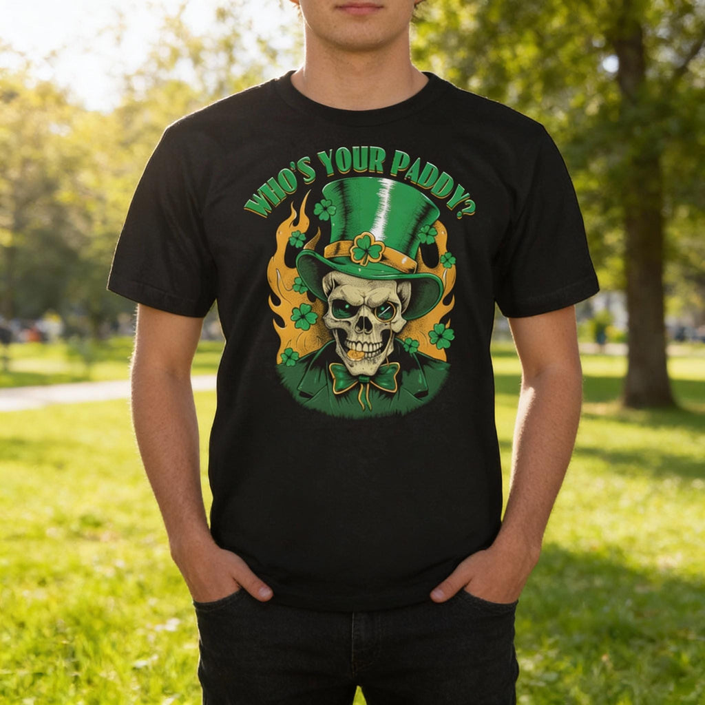 Irish Gentleman distressed graphic men's T-shirt - view 3 - Reborn XII