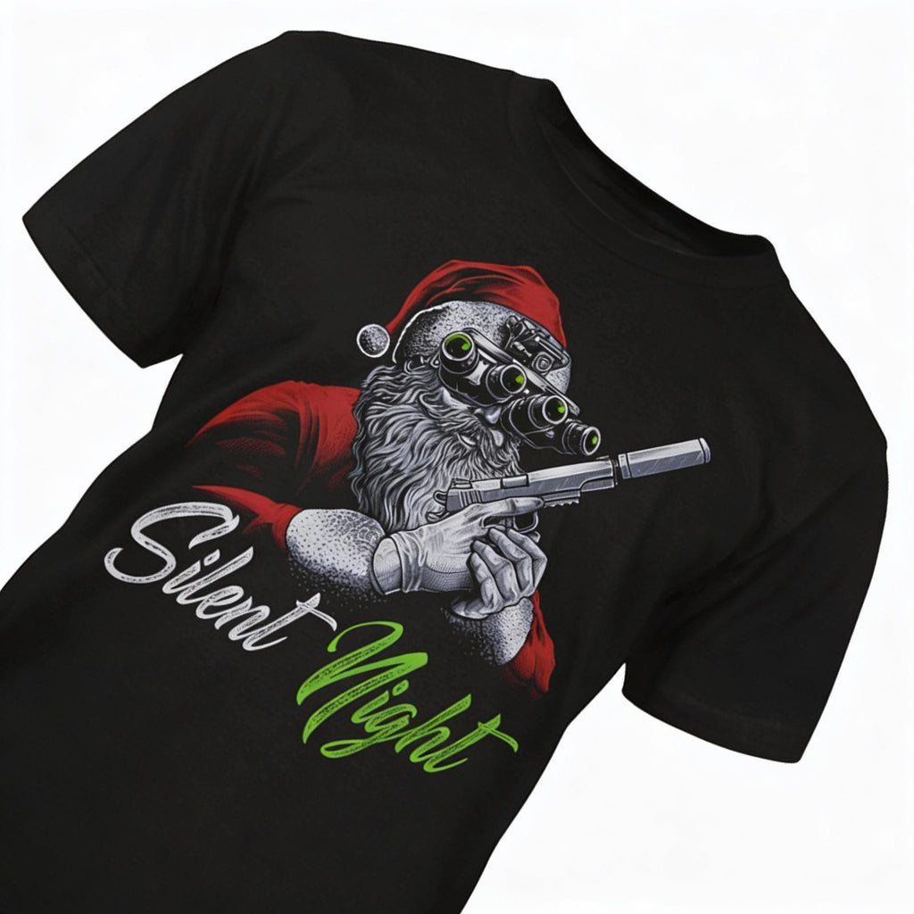 Silent Night distressed graphic men's T-shirt - view 5 - Reborn XII