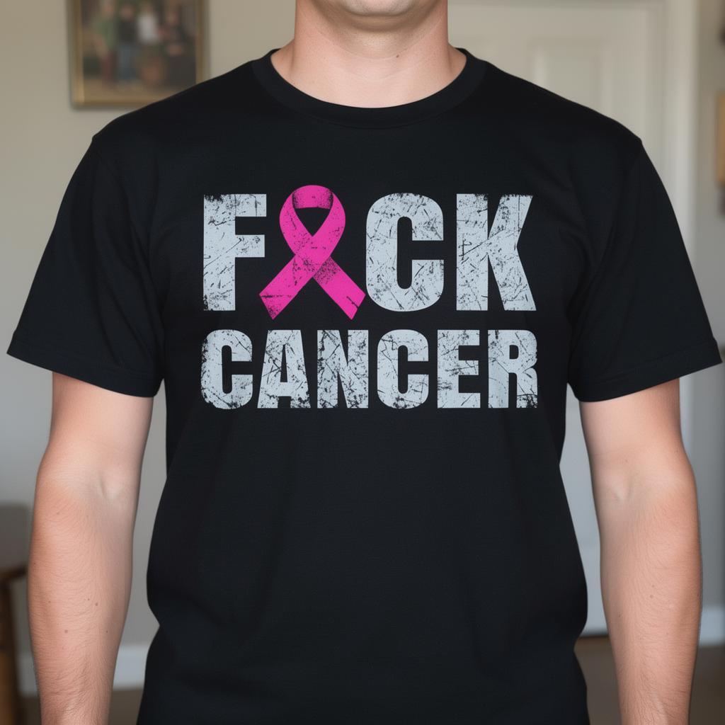 Stand Against Breast Cancer distressed graphic men's T-shirt - view 2 - Reborn XII